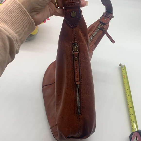 American Leather Company Carmel Color Shoulder Bag MCB6835K - Picture 4 of 14